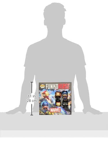 Funko Games Funkoverse: Marvel 100 4-Pack - Black Panther - Marvel Comics - Light Strategy Board Game for Children & Adults (Ages 10+) - 2-4 Players - Collectible Vinyl Figure - Gift Idea