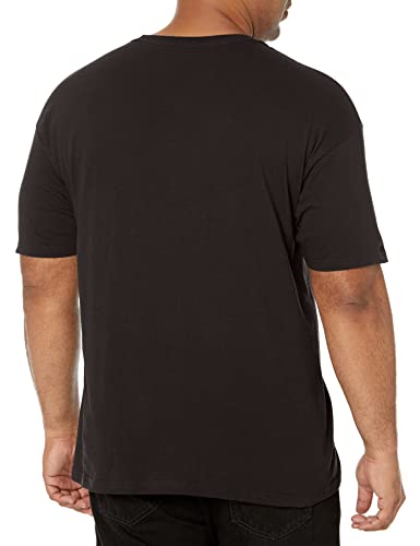 Classic Batman Bat Logo T-shirt -Black/Yellow, X-Large