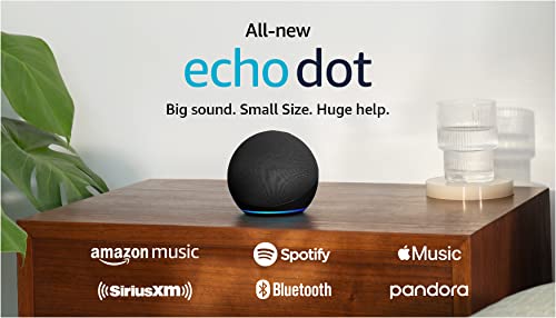 Echo Dot (5th Gen, 2022 release) | With bigger vibrant sound, helpful  routines and Alexa | Glacier White