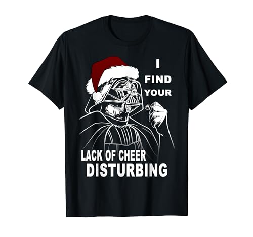 Star Wars Vader Santa Lack Holiday Cheer Christmas T-Shirt T-Shirt