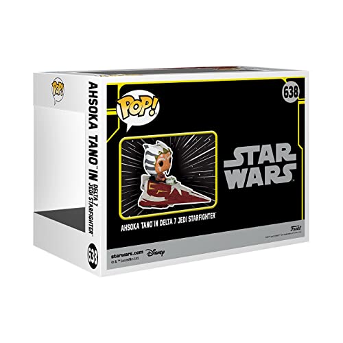Funko Pop! Ride Super Deluxe: Star Wars Hyperspace Heroes - Ahsoka Tano in Delta 7 Jedi Starfighter
