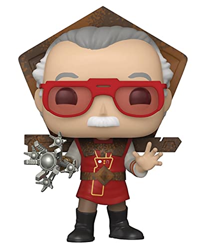 POP Marvel: Stan Lee - Stan Lee in Thor Ragnarok Outfit Funko Vinyl Figure (Bundled with Compatible Pop Box Protector Case), Multicolor, 3.75 inches