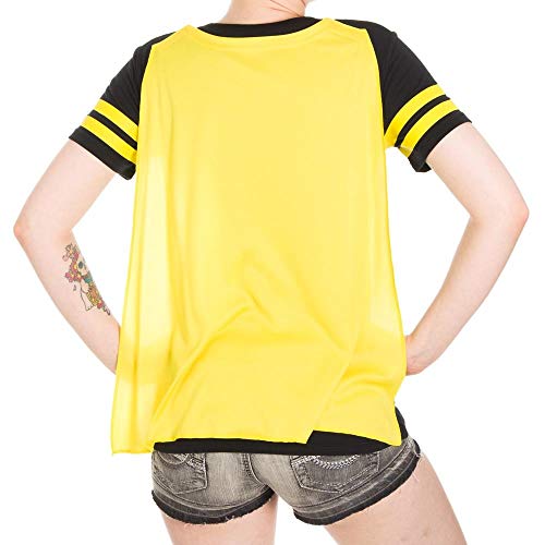Dc Comics Batman Costume Licensed Graphic Juniors T-shirt w/Cape (XX-Large)