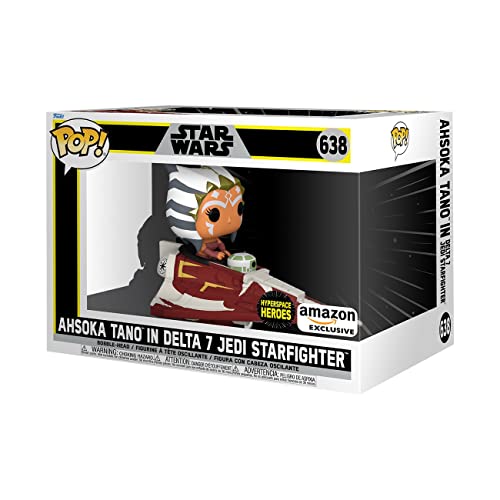 Funko Pop! Ride Super Deluxe: Star Wars Hyperspace Heroes - Ahsoka Tano in Delta 7 Jedi Starfighter