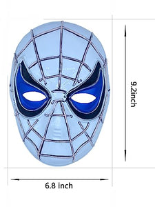 RIDDIM Spider Led Mask for Kids, Super Hero Cosplay, Light up Scary Scream Mask for Carnival, Halloween