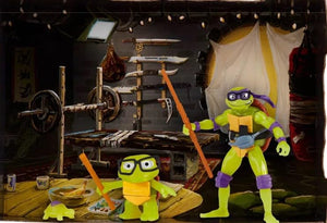 Teenage Mutant Ninja Turtles: Mutant Mayhem 4.5” Donatello Making of A Ninja Basic Action Figure by Playmates Toys