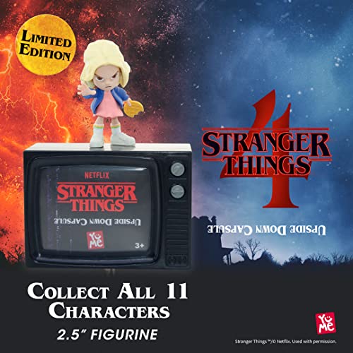 YuMe Official Netflix Stranger Things Surprise Upside Down Capsules Vintage Blind Box Action Figure 80's Collectible Gifts for Collectors Toys (2Pk)