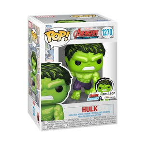 Funko Pop! & Pin: The Avengers: Earth's Mightiest Heroes - 60th Anniversary, Hulk with Pin, Amazon Exclusive