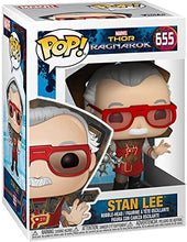 POP Marvel: Stan Lee - Stan Lee in Thor Ragnarok Outfit Funko Vinyl Figure (Bundled with Compatible Pop Box Protector Case), Multicolor, 3.75 inches