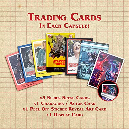 YuMe Official Netflix Stranger Things Surprise Upside Down Capsules Vintage Blind Box Action Figure 80's Collectible Gifts for Collectors Toys (2Pk)