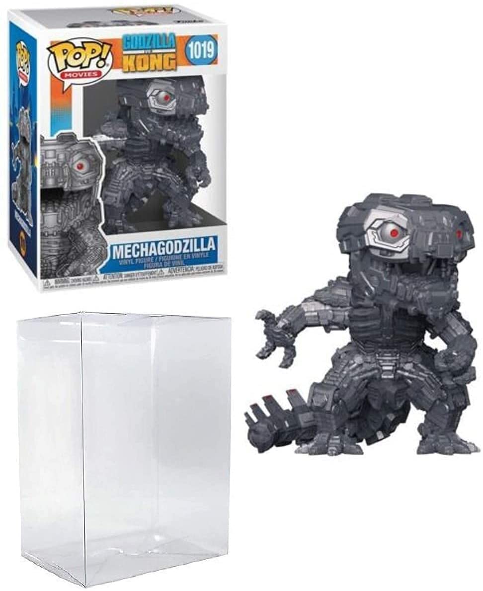 Mechagodzilla Pop #1019 Pop Movies Godzilla vs Kong Vinyl Figure (Bundled with Protector Box)