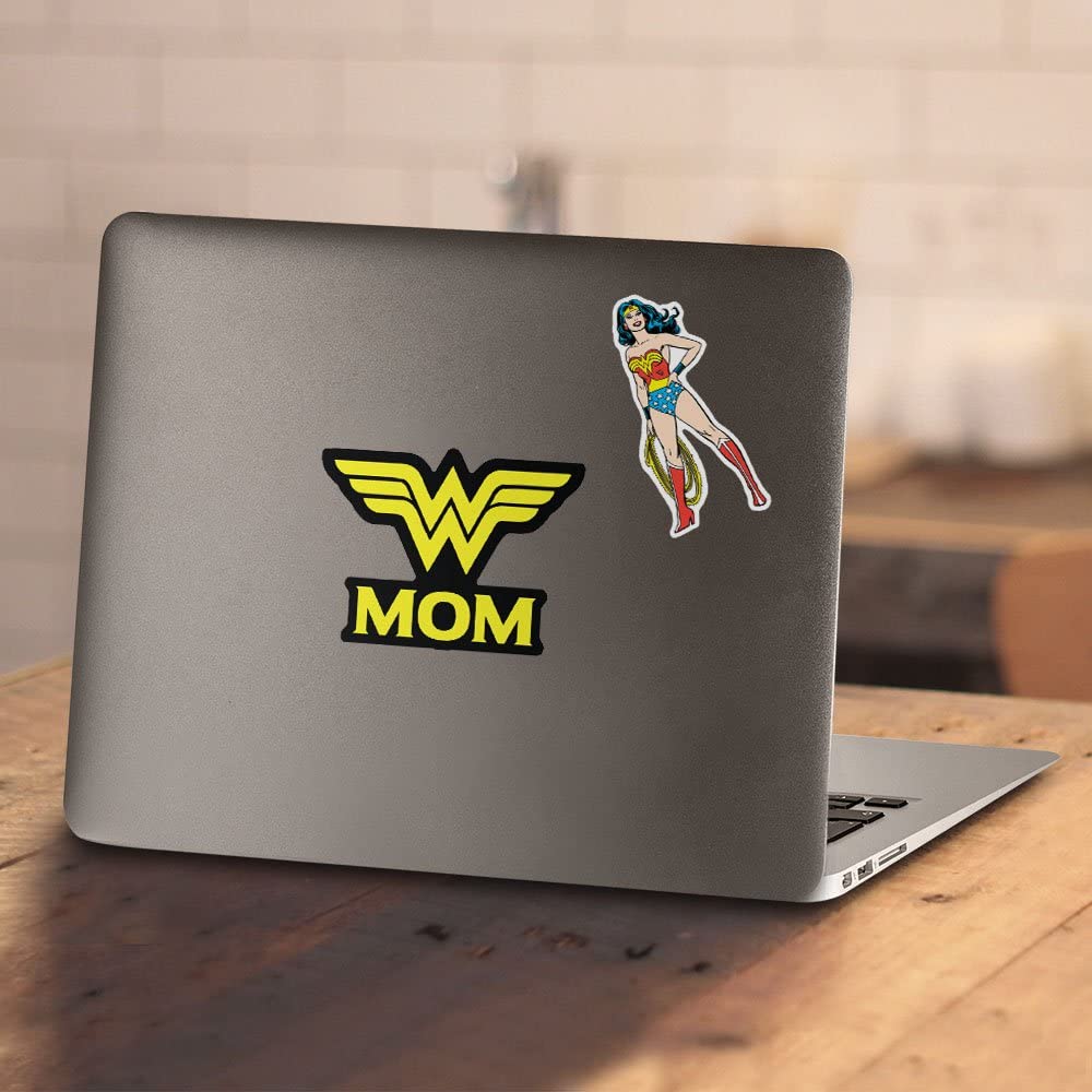 Wonder Woman Wonder Mom DC Comics T Shirt & Stickers