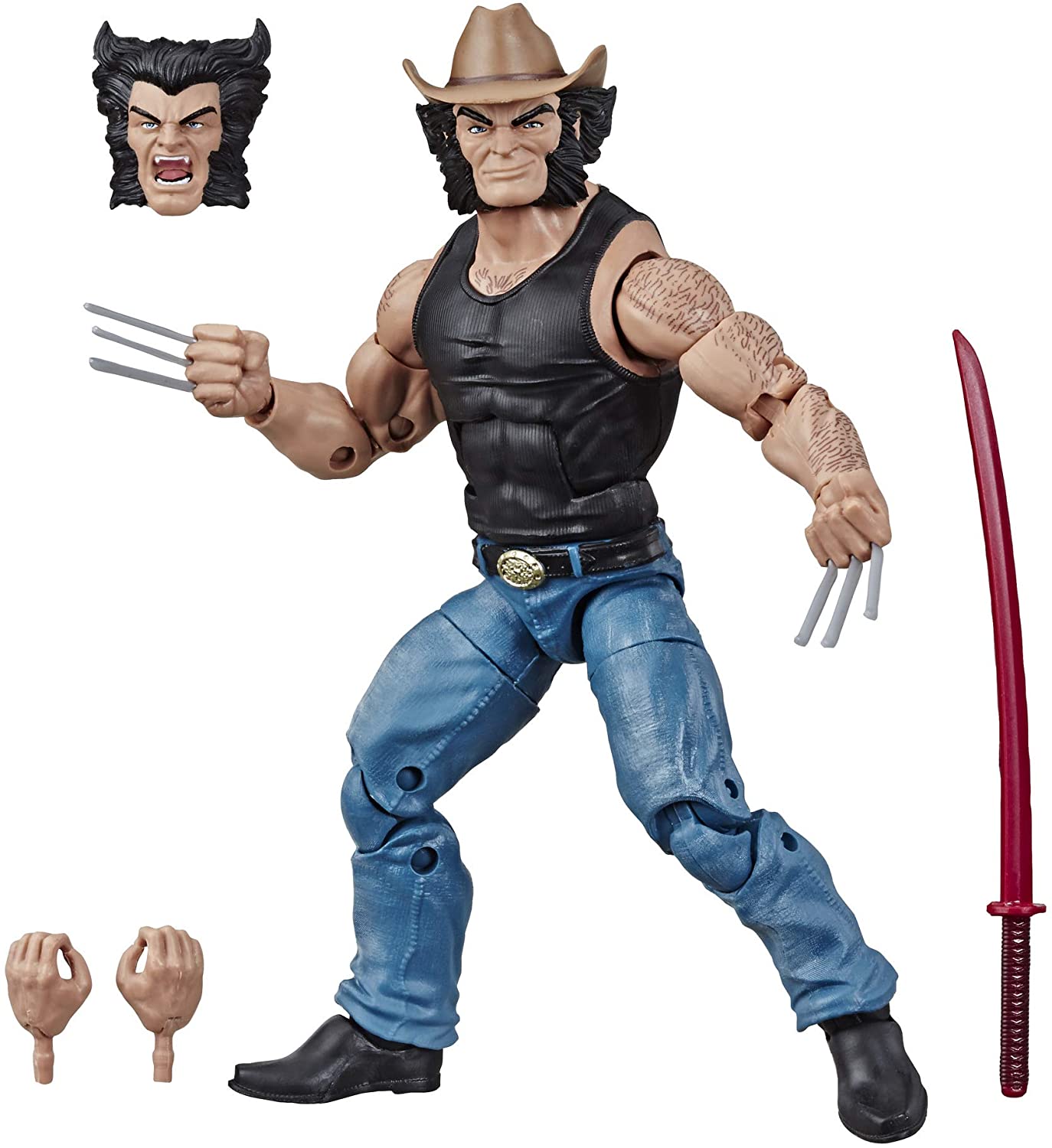 X-Men Marvel Legends 6-Inch Cowboy Logan Action Figure - Exclusive