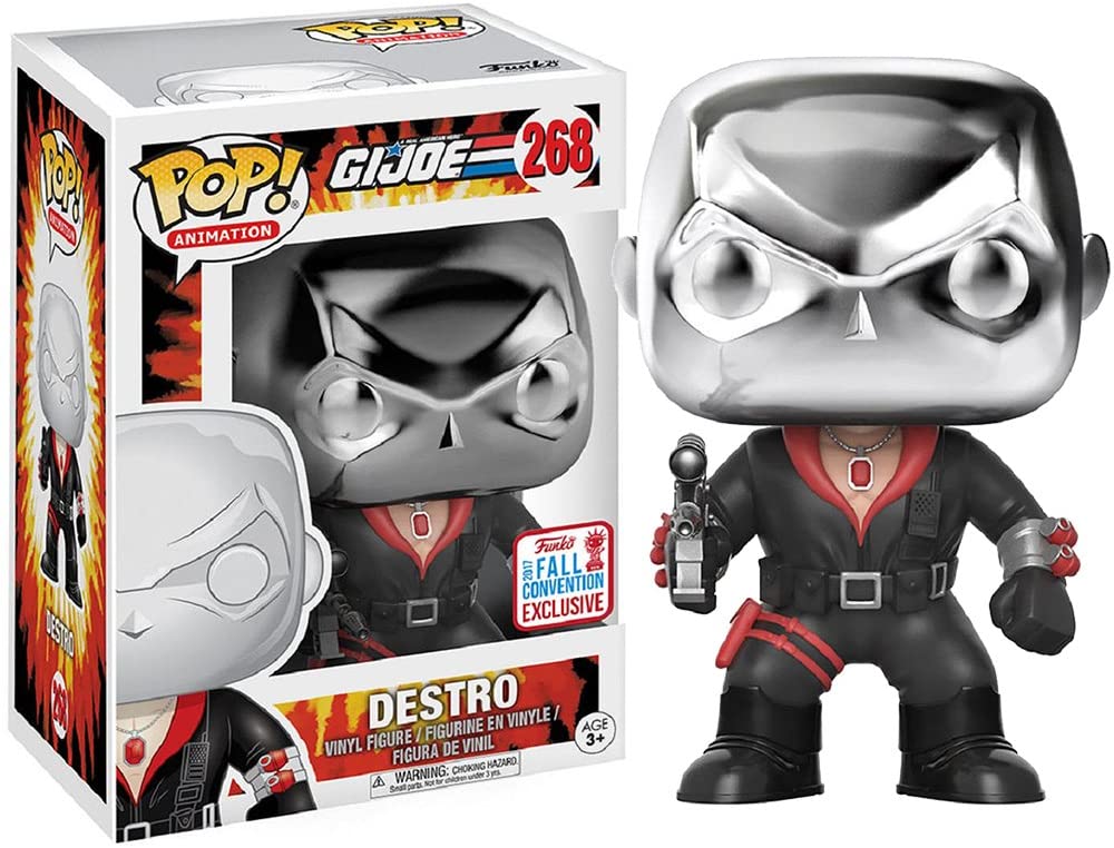 Funko POP! Animation: G.I. JOE - Destro | 2017 NYCC Fall Convention Exclusive # 268