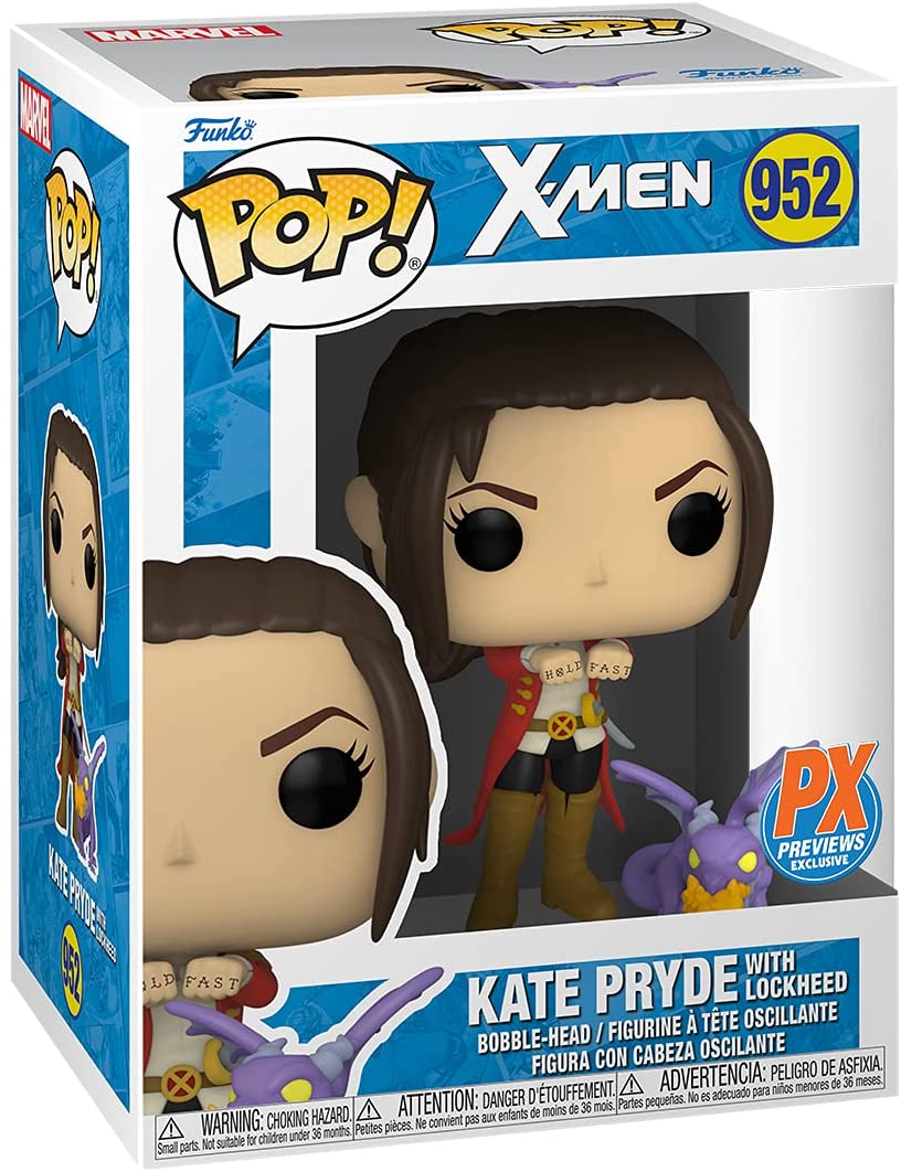 Marvel X-Men Kate Pryde with Lockheed Vinyl Figure