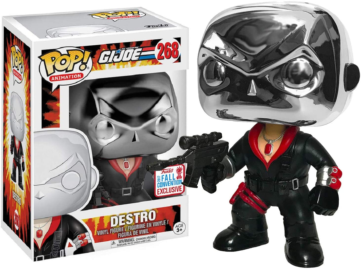 Funko POP! Animation: G.I. JOE - Destro | 2017 NYCC Fall Convention Exclusive # 268