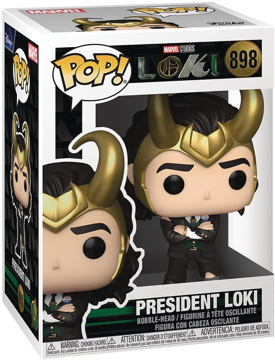 President Loki Funko Pop! (Bundled with Box Protector)