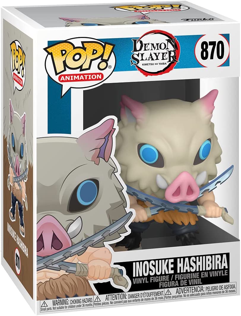 Demon Slayer Inosuke Hashibira Pop! Vinyl Figure (Bundled with Box Protector)