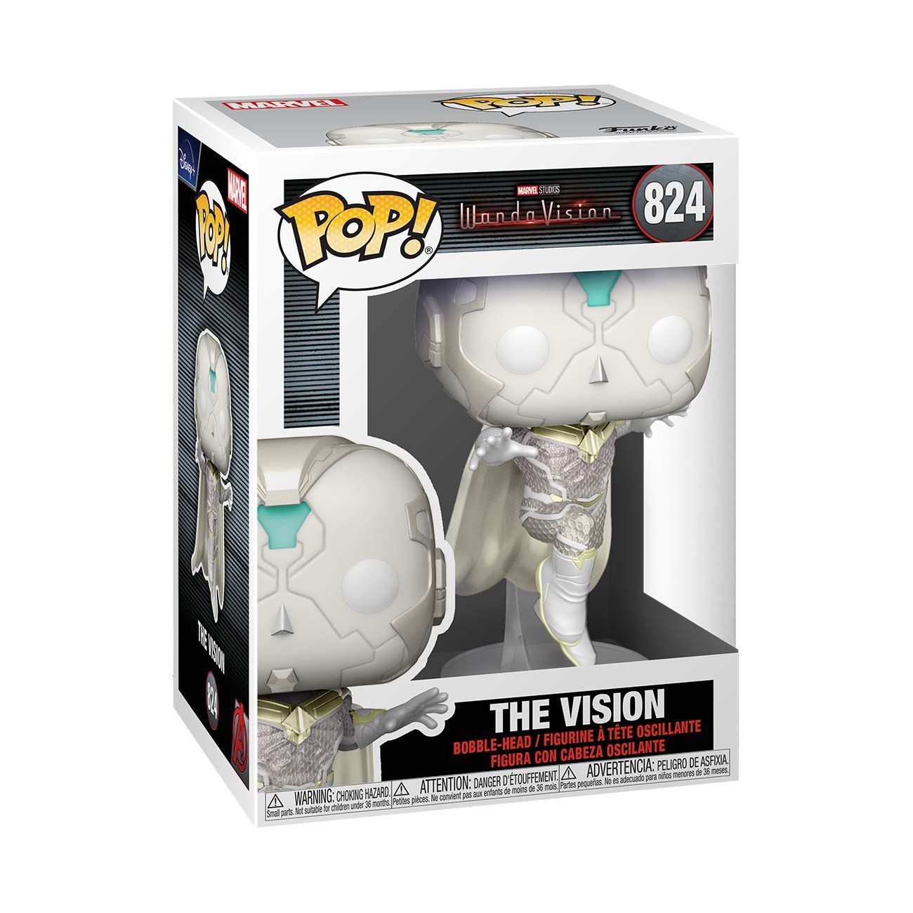 WandaVision The Vision Pop! All White Vision Vinyl Figure