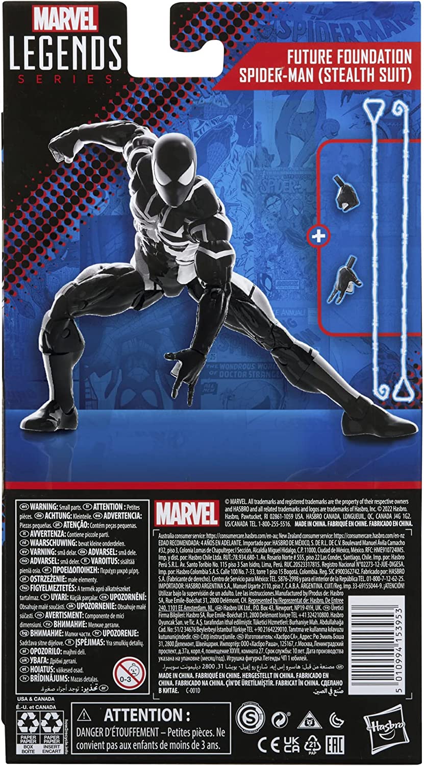 Spider-Man Marvel Legends Series Future Foundation (Stealth Suit)