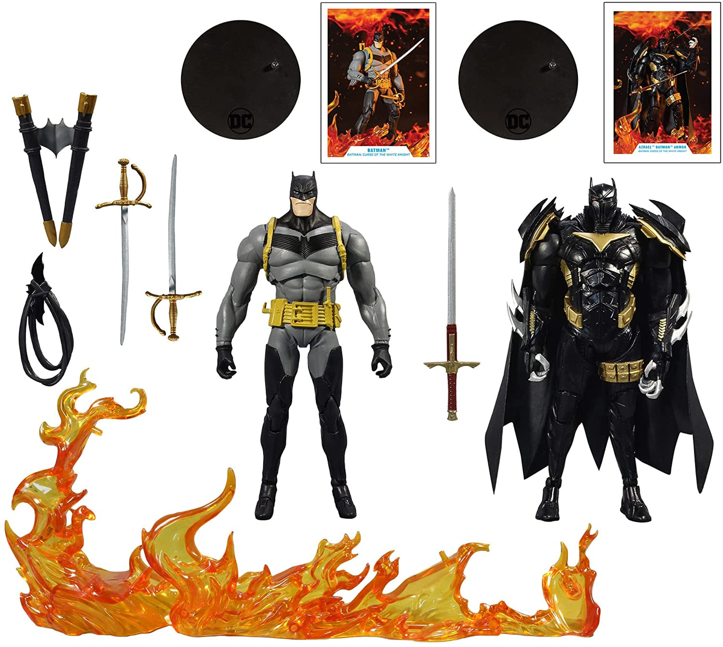Batman vs Azrael (Batman Armor) - McFarlane Toys DC Multiverse