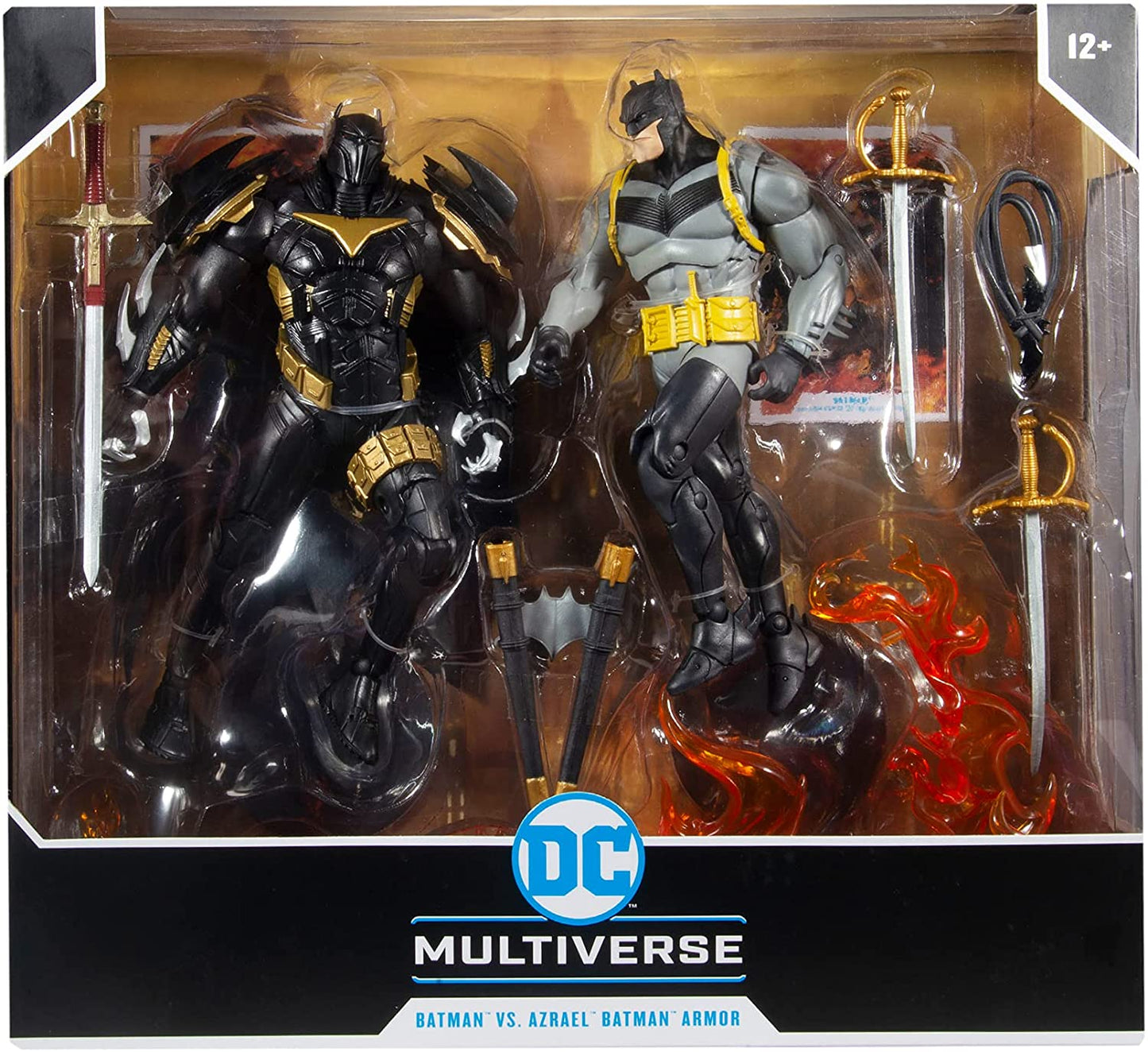 Batman vs Azrael (Batman Armor) - McFarlane Toys DC Multiverse