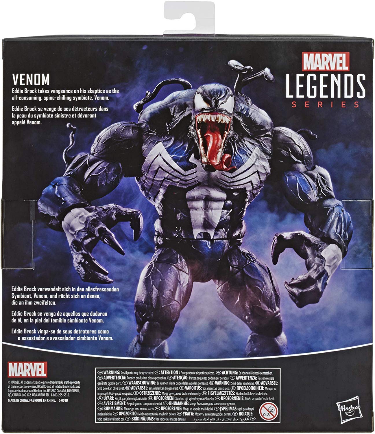 Hasbro Marvel Legends Series 6-inch Collectible Action Figure Venom Toy, Premium Design, Detail, and Articulation Ages 4 and Up