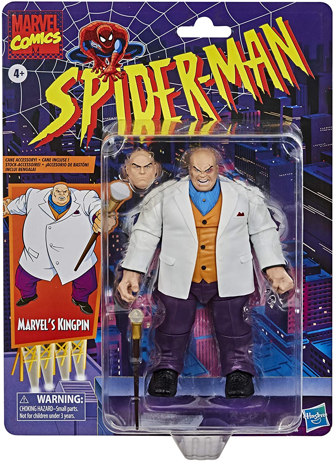 Spider-Man Hasbro Marvel Legends Series 6-inch Collectible Marvel’s Kingpin Action Figure Toy Vintage Collection