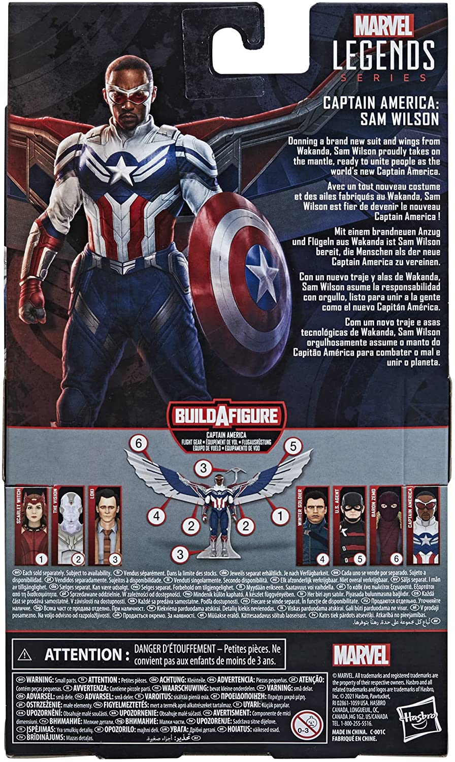 Avengers 2021 Marvel Legends Falcon Action Figures Captain America: Sam Wilson