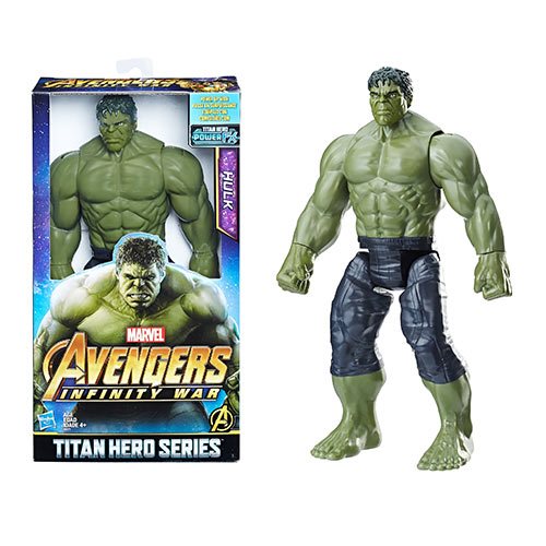 Avengers: Infinity War Titan Hero Series 12-Inch Hulk Action Figure with Titan Hero Power FX Port