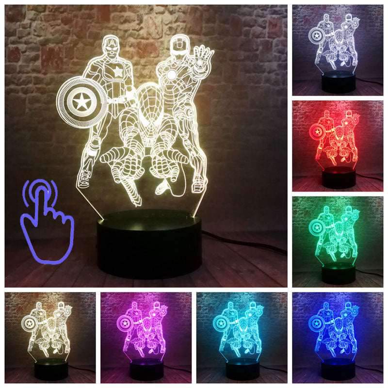 Marvel LED Night Light Collection