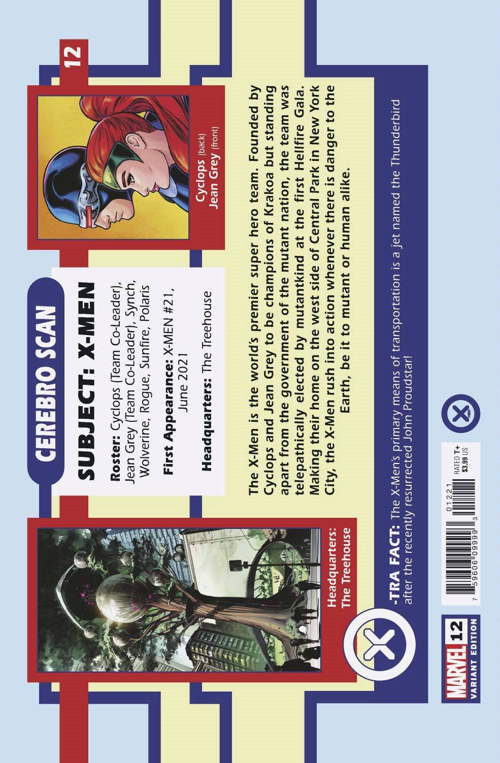 X-MEN #12 DAUTERMAN TRADING CARD VARIANT