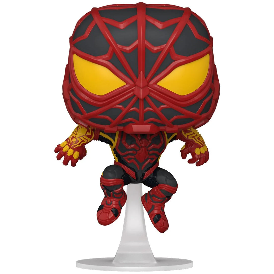 Spider-Man Miles Morales Game S.T.R.I.K.E. Suit Funko Pop! Vinyl Figure Miles Strike Suit (Bundled Protector)