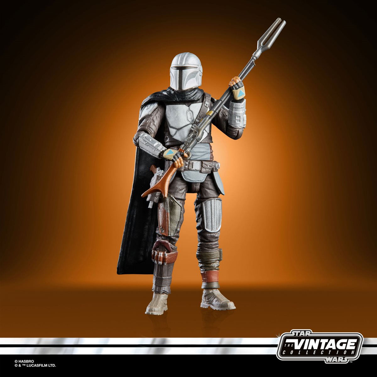 Star Wars The Vintage Collection The Mandalorian (Full Beskar) 3 3/4-Inch Action Figure