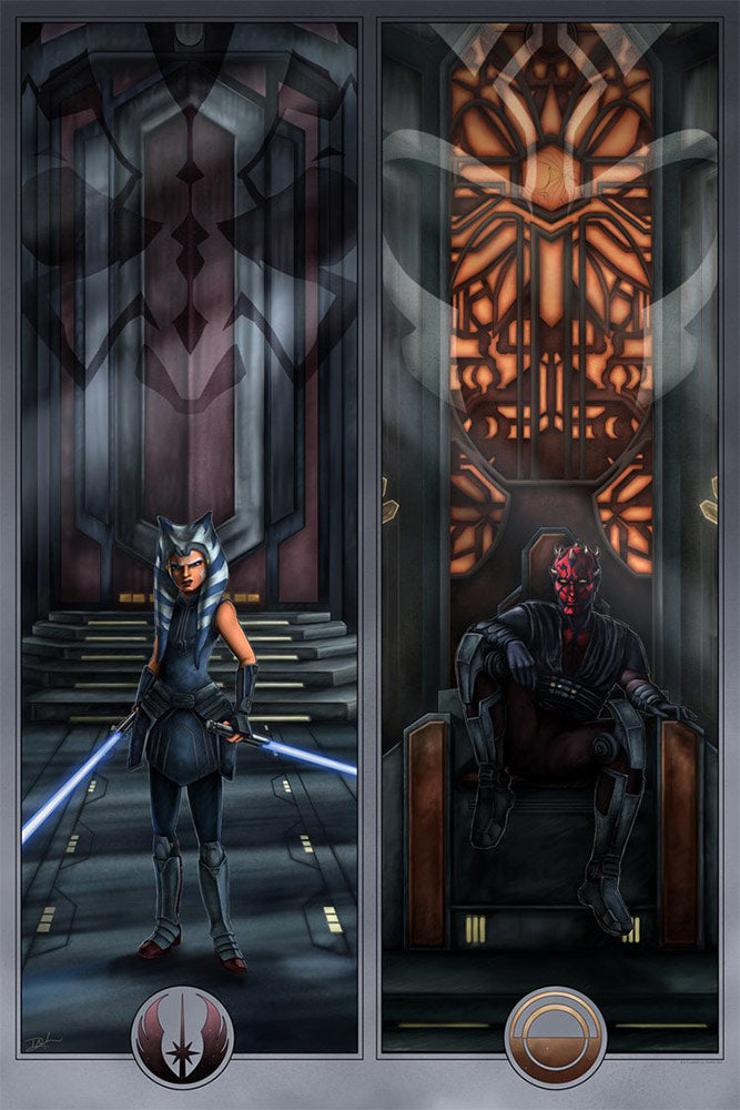 Face Off On Mandalore Art Print by ACME Archives