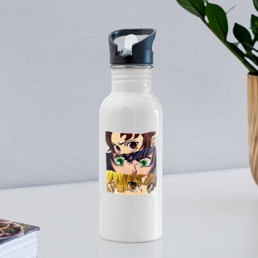 The 'Demon Slayer' Trio Water Bottle - white