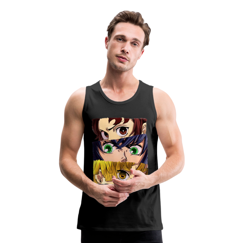 The 'Demon Slayer' Trio Men’s Premium Tank - black