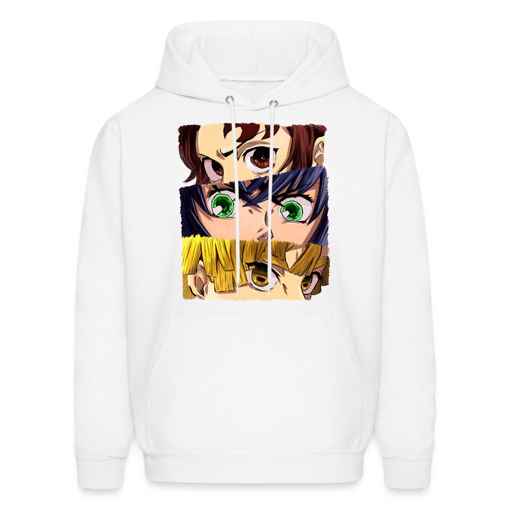 The 'Demon Slayer' Trio Hoodie - white