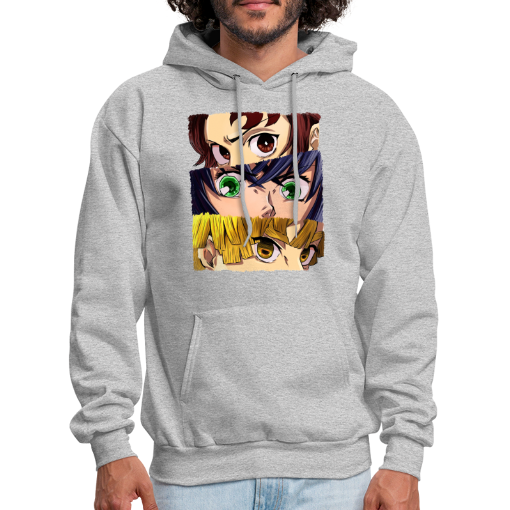 The 'Demon Slayer' Trio Hoodie - heather gray