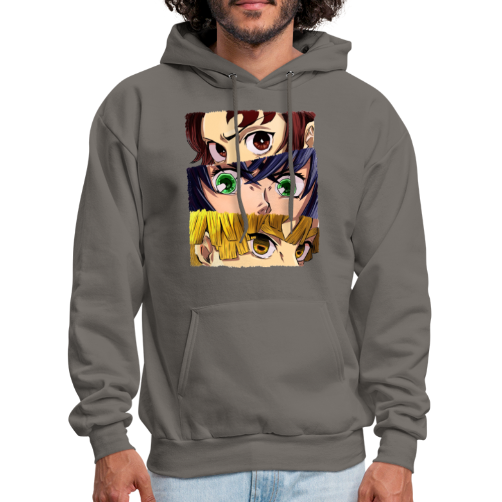 The 'Demon Slayer' Trio Hoodie - asphalt gray