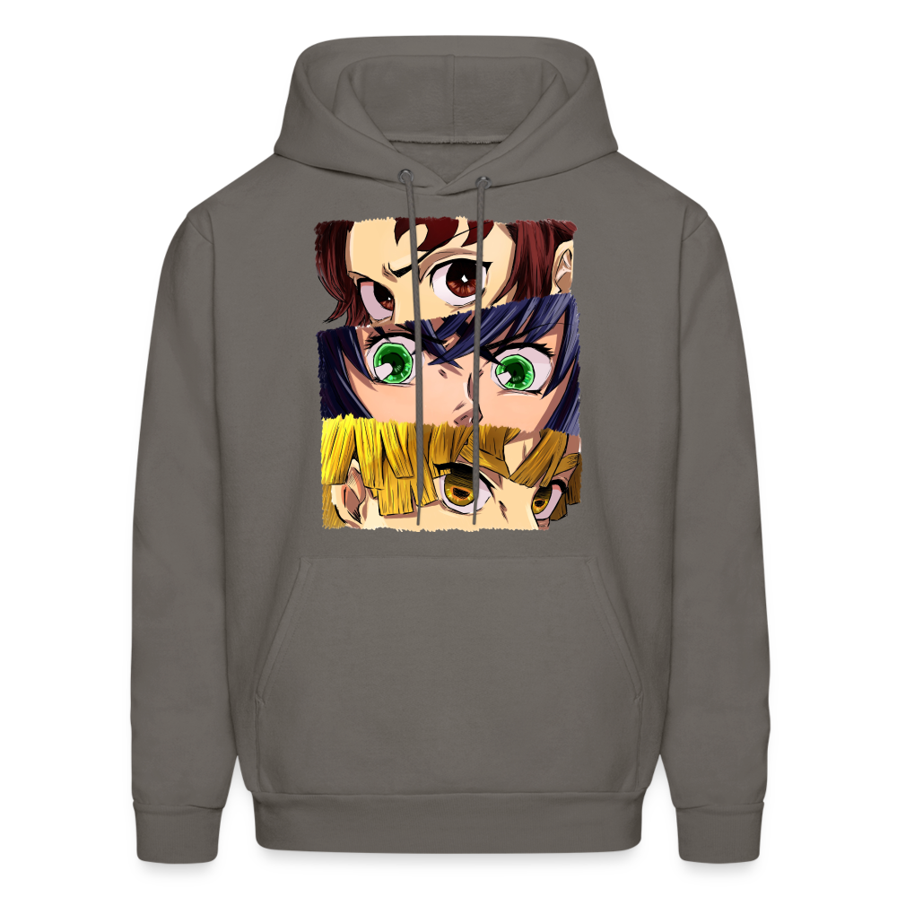 The 'Demon Slayer' Trio Hoodie - asphalt gray