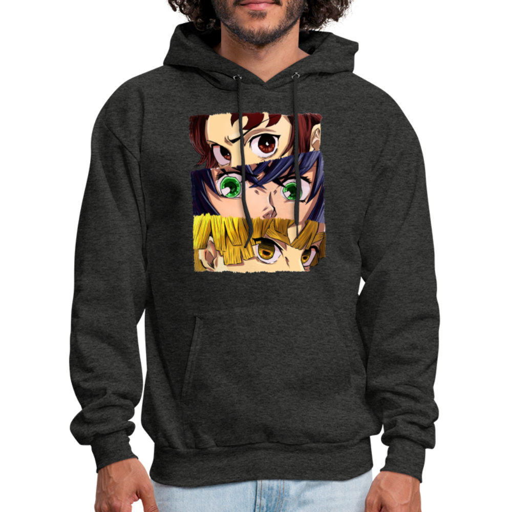 The 'Demon Slayer' Trio Hoodie - charcoal grey