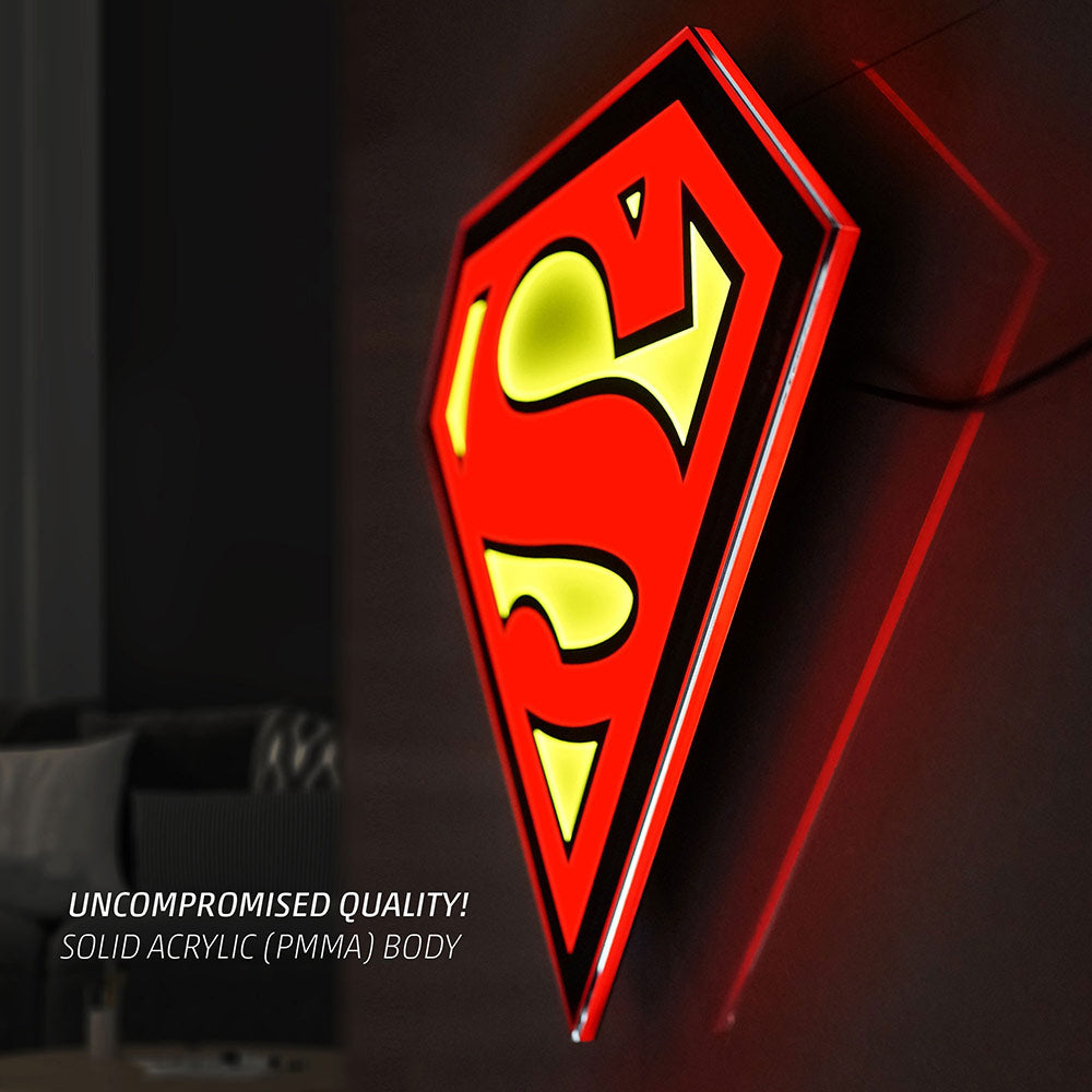 Superman LED Logo Light