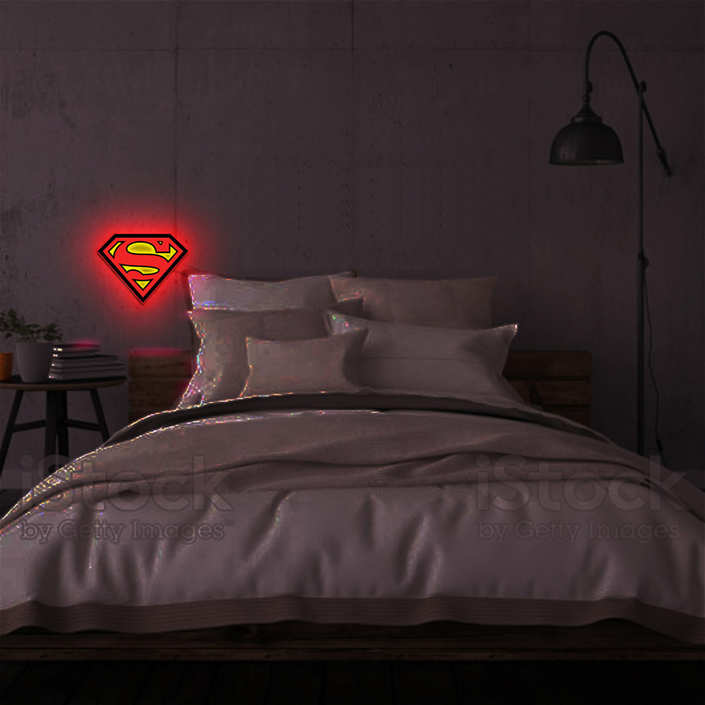 Superman LED Logo Light