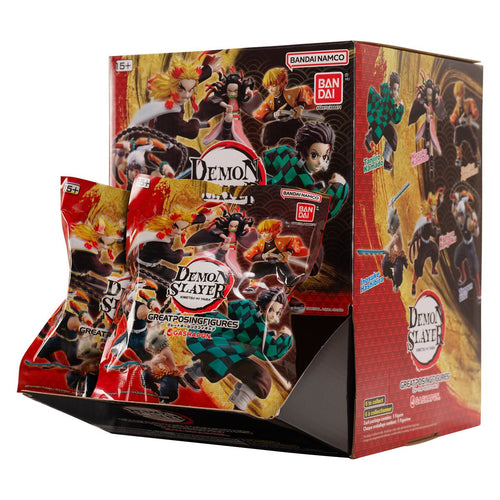 Demon Slayer Great Posing Blind-Box Mini-Figure Display Box of 24