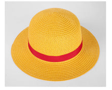 Anime Luffy Anime Cosplay Straw Boater Beach Hat Halloween Sun Hat