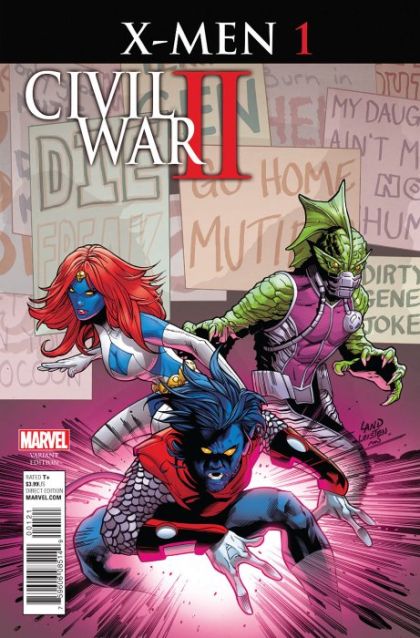 Civil War II: X-Men #1B (Variant Greg Land Cover)
