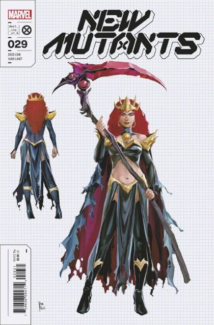 New Mutants, Vol. 4 #29C – Fights and Feelings (Incentive Rod Reis Design Variant)