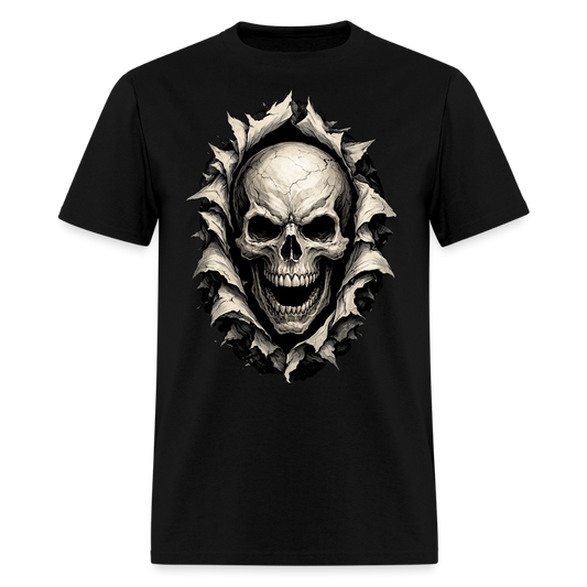 Hollow Reaper Tee – Dark Skull Graphic T-Shirt - black