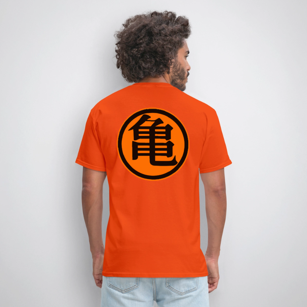 Turtle Hermit Way T-Shirt – Motivational Anime Inspired Training Quote Tee - orange
